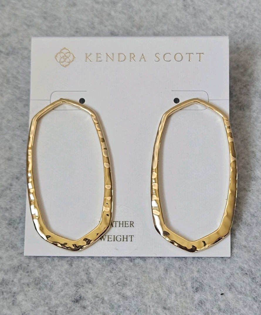 Kendra Scott Zorte Open Hexagon Earrings