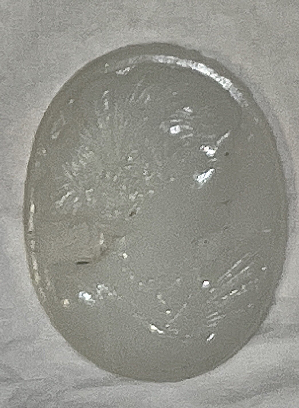 VICTORIAN CAMEO PROFILE WOMAN SILHOUETTE No Setting Or Brooch