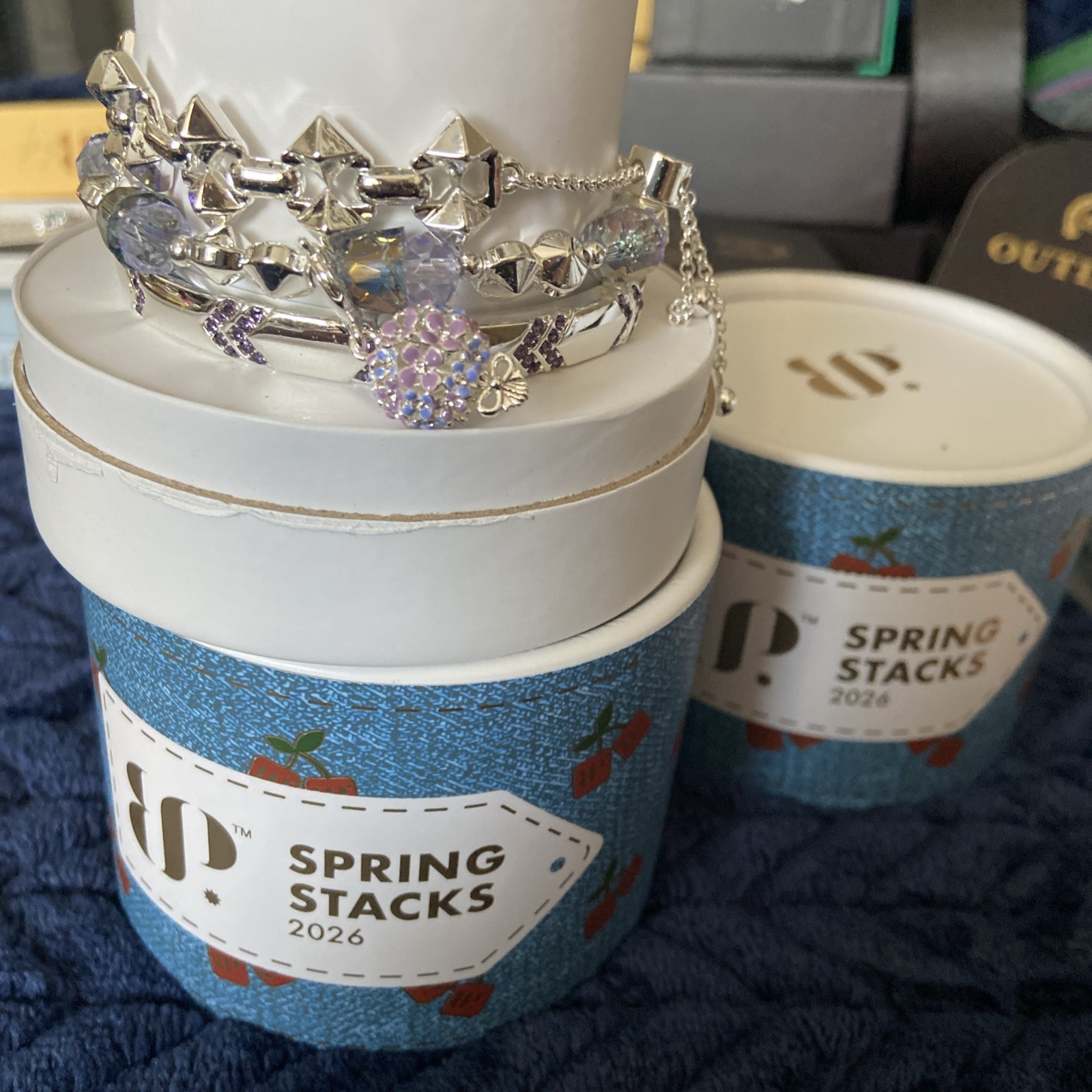 Bomb Party 2026 Spring Stack ST29180 ‘Blooming Beauty’ Silver Plating