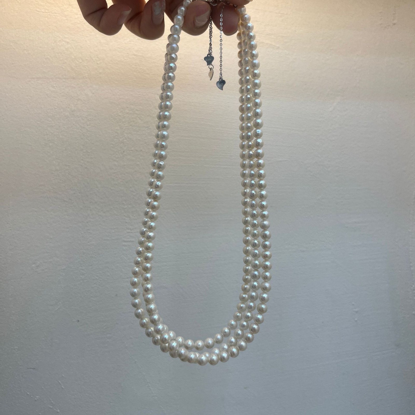 5-6mm Near Round Pearl Beaded Single Strand Choker Necklace Women Jewelry Gift