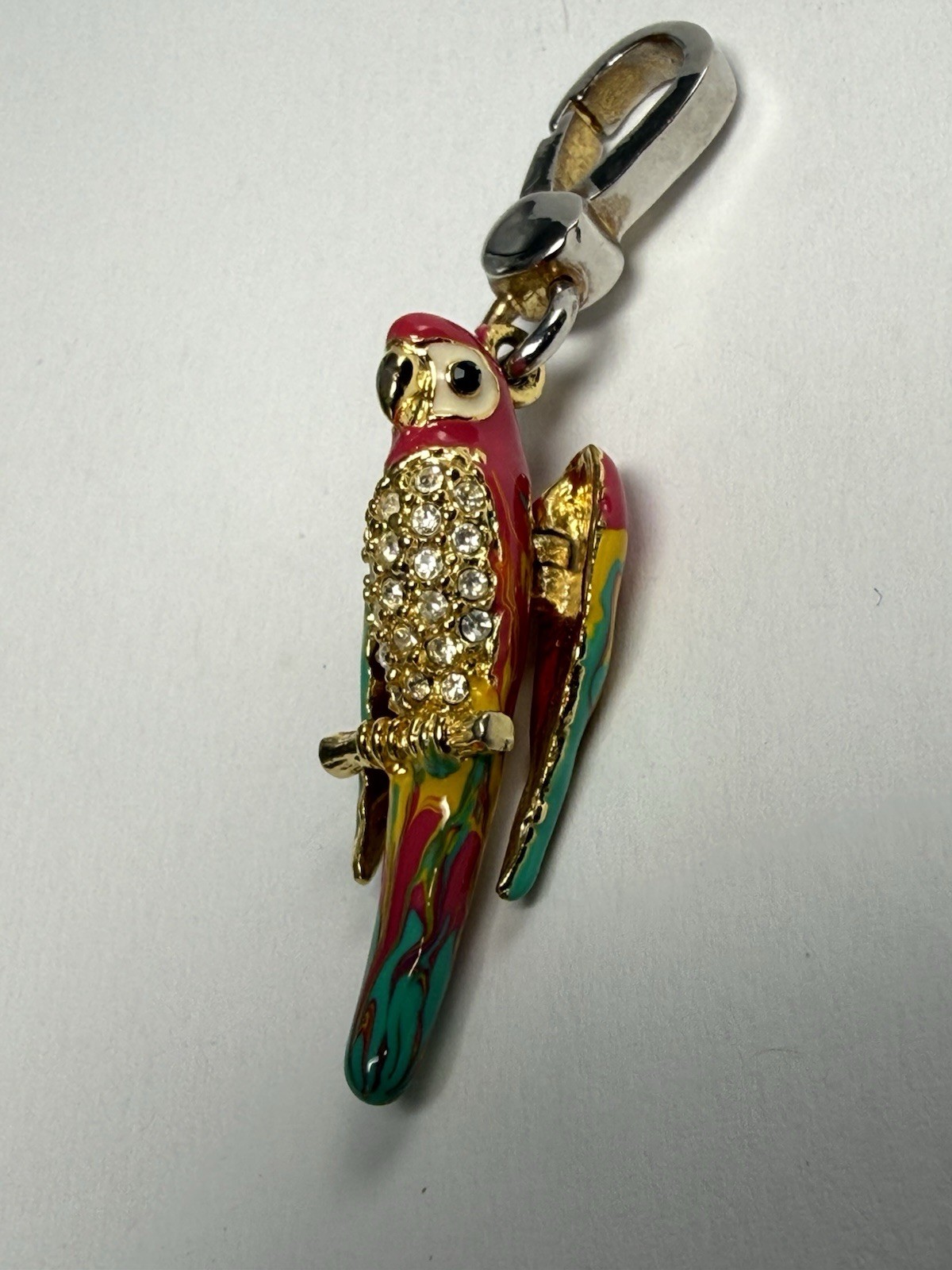 NWOT 2007 Juicy Couture Parrot Charm in Original Box, no label YJRU1531 Macaw