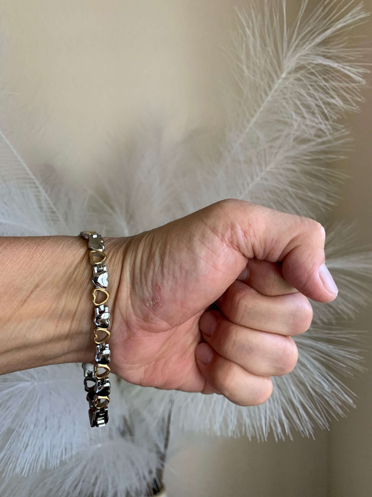 Heart SG Magnetic Bracelet 11 magnets Women Girls Renew Energy Balance Power Joy