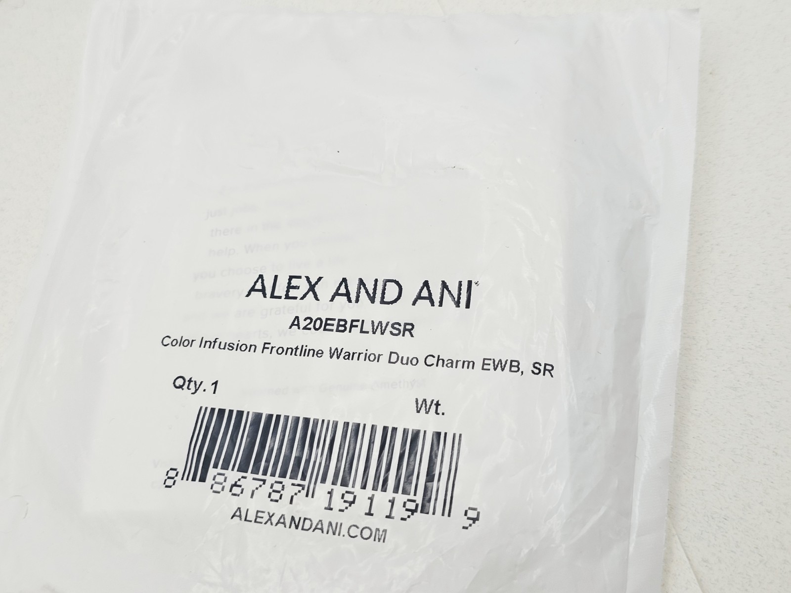 Alex and Ani ” Frontline Warrior ” Rose Gold Duo Charm Bangle Bracelet 🔆 New