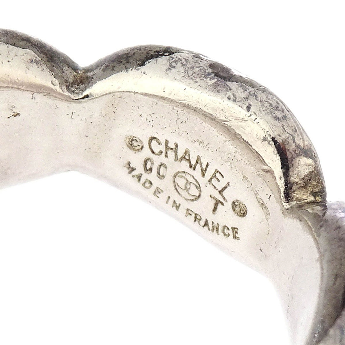 Chanel Ring Silver #52 00T 186596