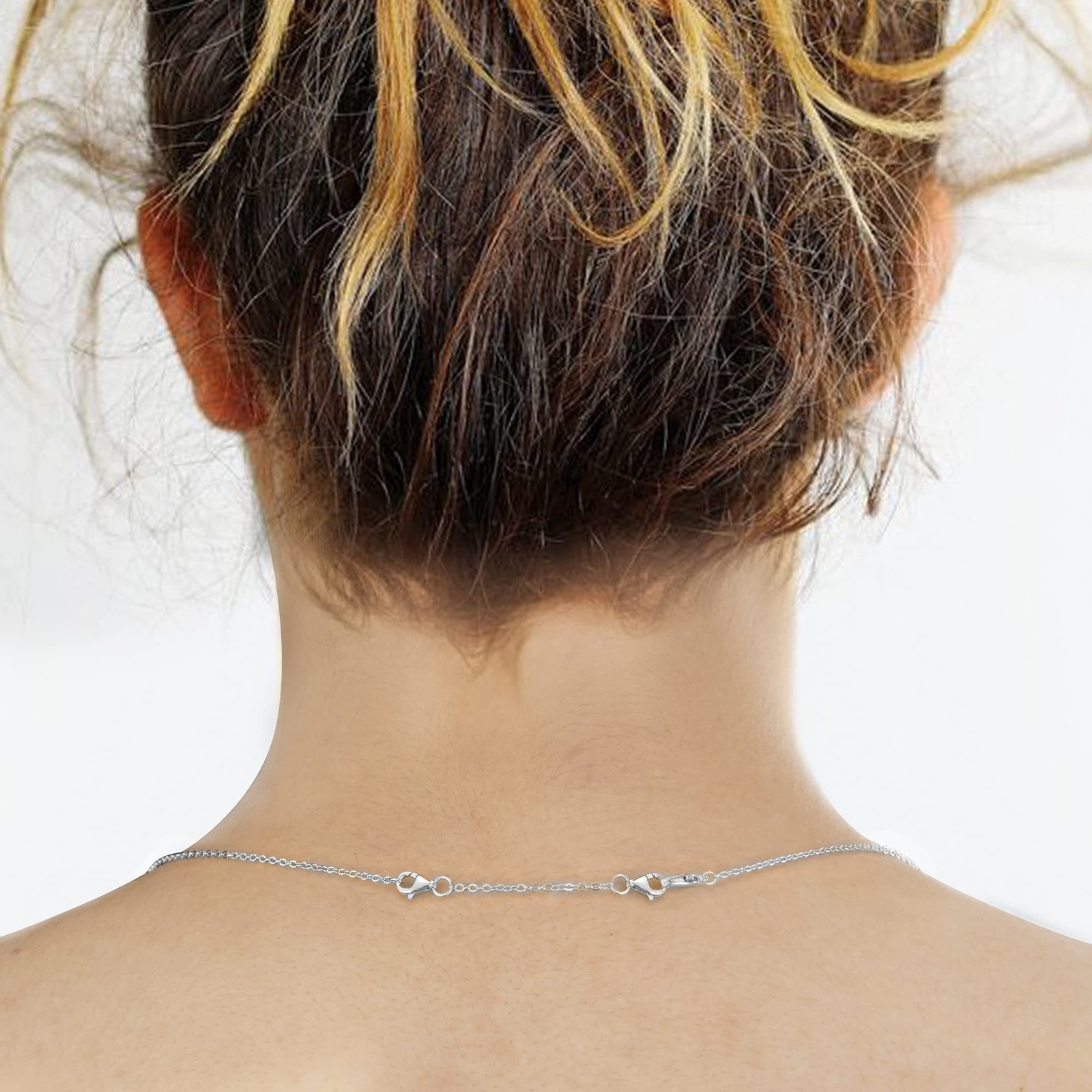 3 Pack White Gold Necklace Extender Chain w/ Lobster for Necklaces Bracelet Ankl