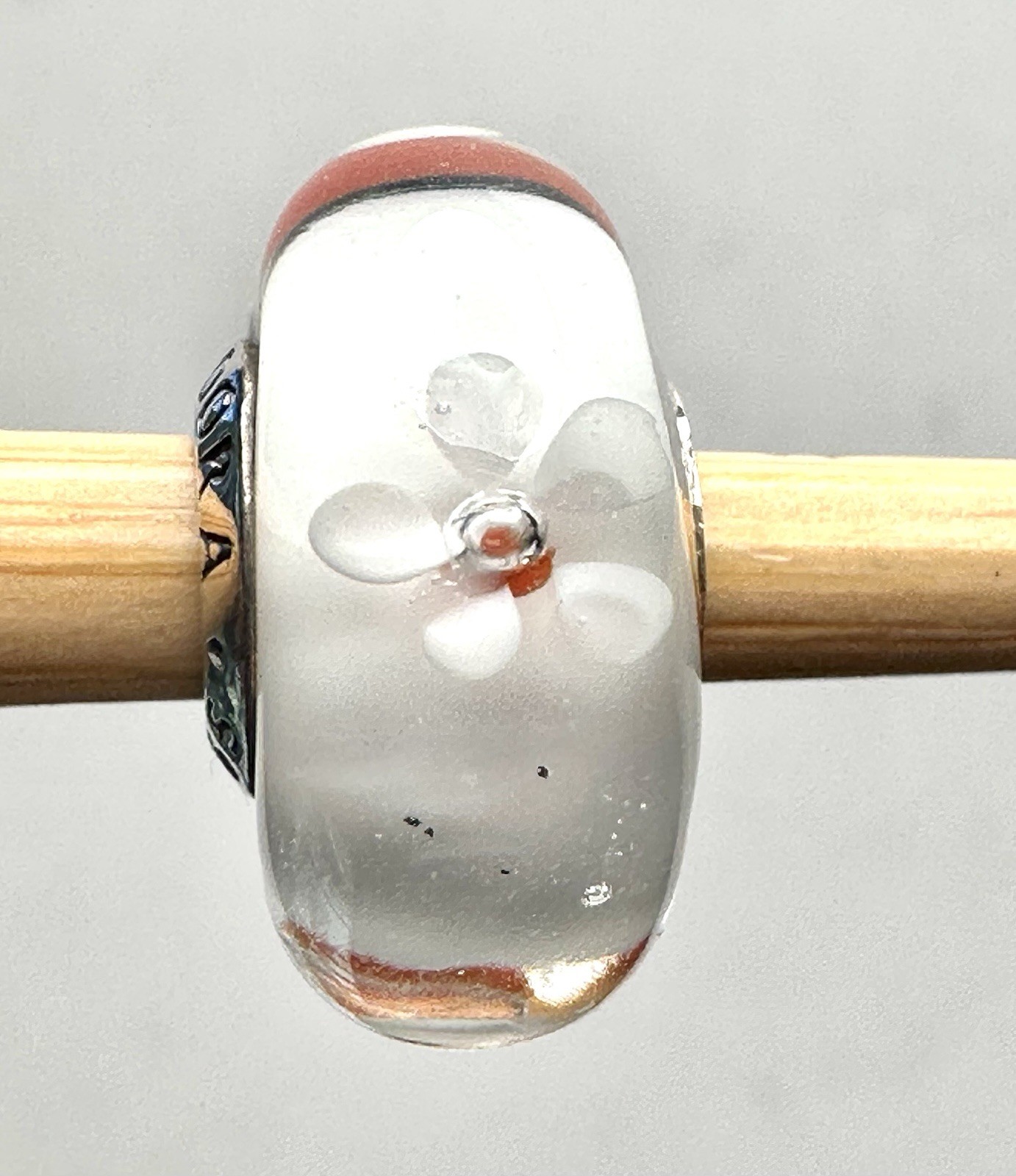 AUTHENTIC PANDORA #790947 CHERRY BLOSSOM MURANO GLASS BEAD CHARM