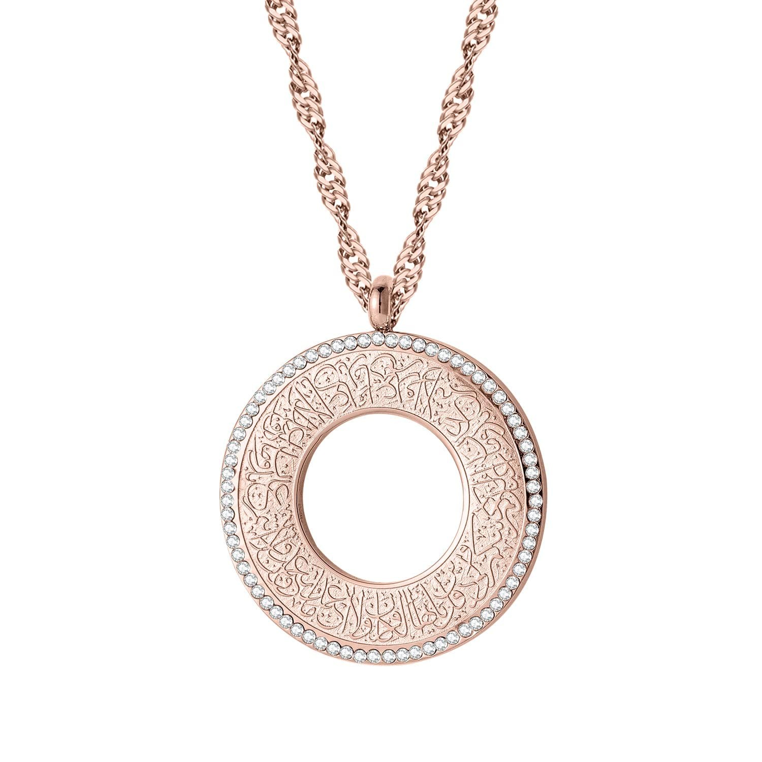 Islamic Jewelry Gifts for Women Muslim Pendant Gold Allah Arabic Necklaces Ay…