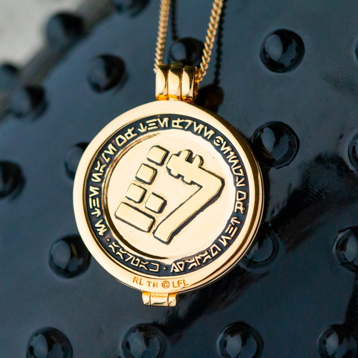 Star Wars X RockLove NEW New Republic Credit Pendant Necklace – Yellow Gold