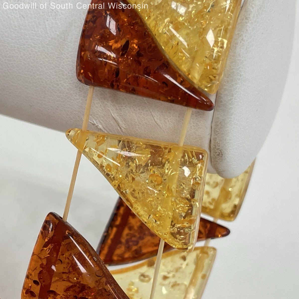 Amber 6 3/4 Inch Stretch Bracelet 28.00g