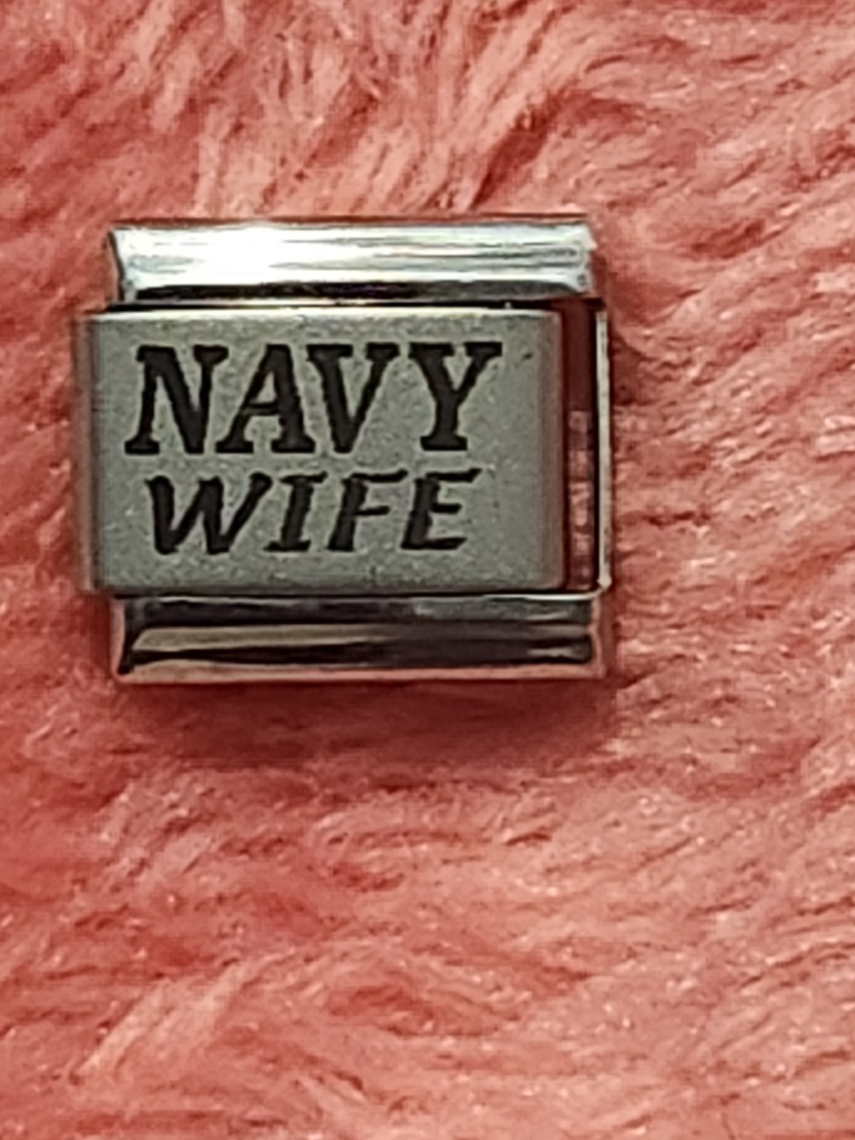 “Navy Wife” Italian Modular Charm 9mm