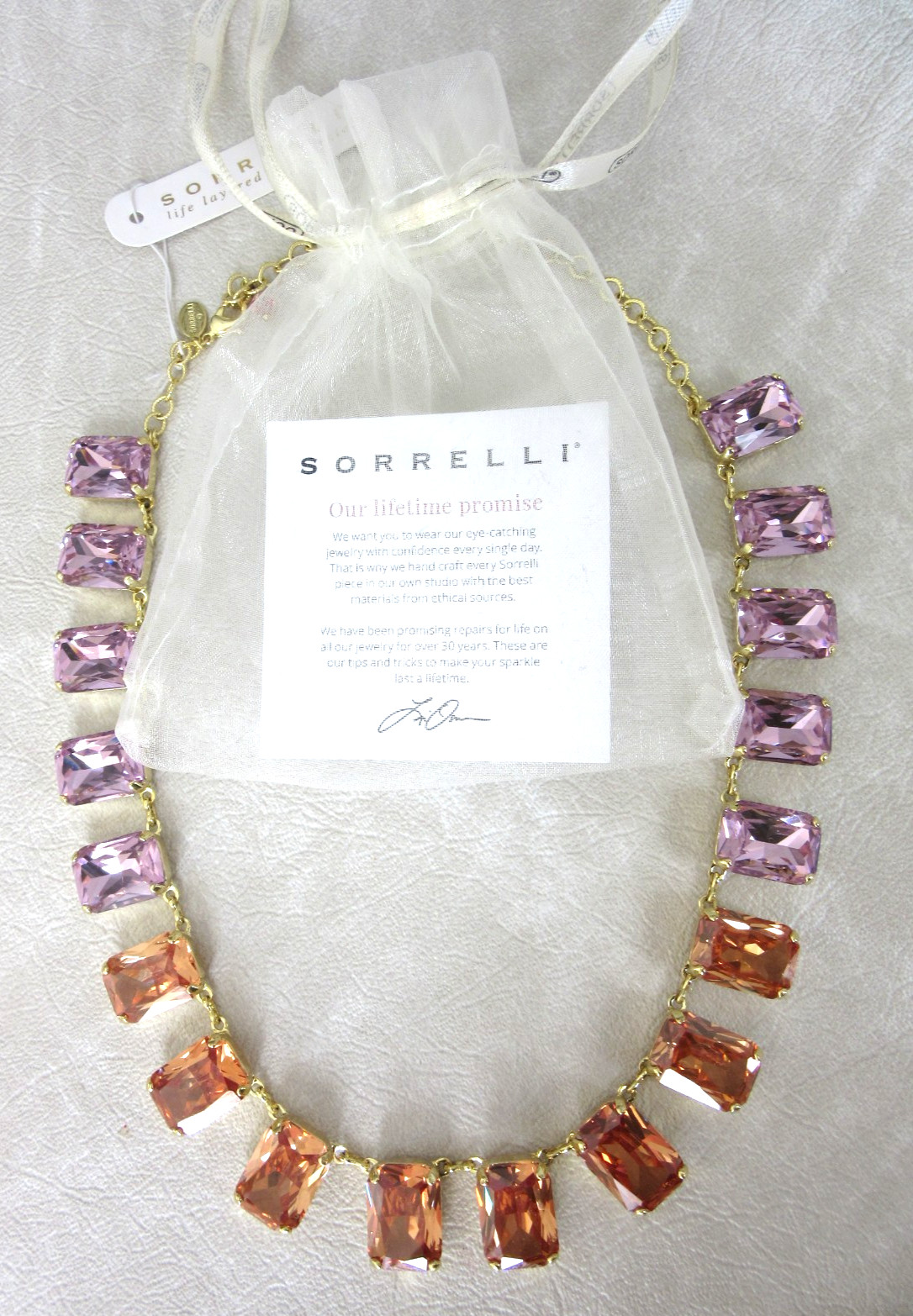 Sorrelli Juliana Emerald Statement Necklace NWT $299.00