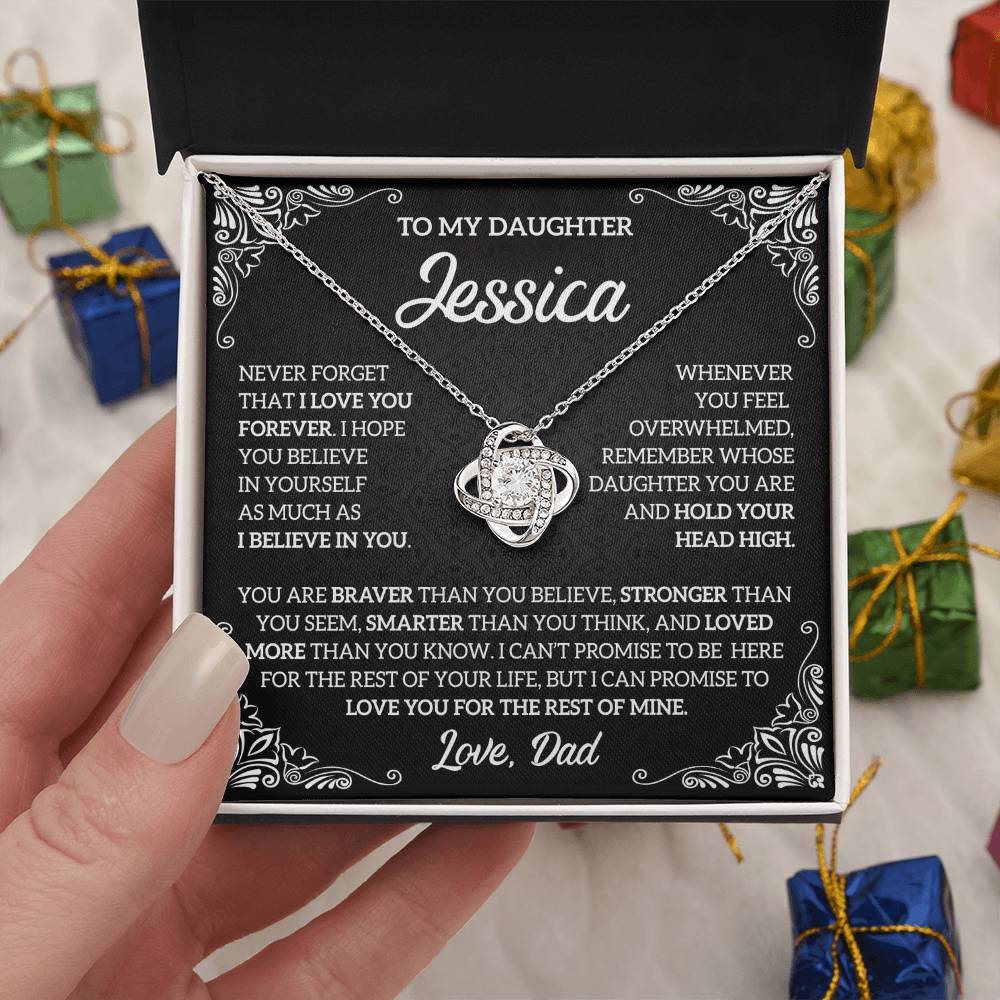 Daughter Birthday Graduation Necklace Jewelry, Mother’s Day Gift from Dad