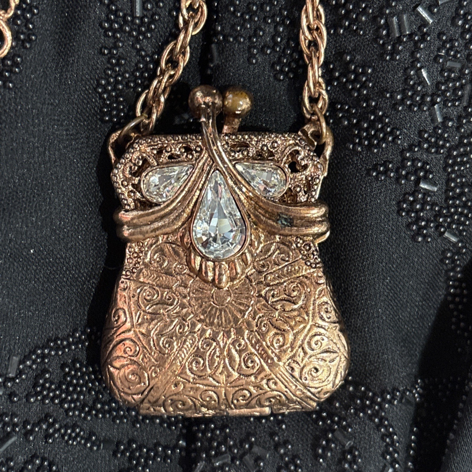 Coin Purse Necklace And Earrings