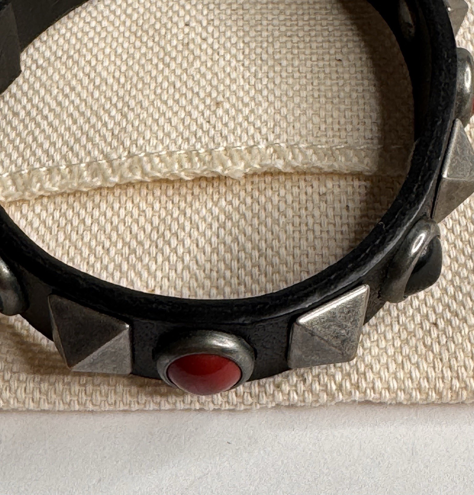 Valentino Garavani Rockstud Leather Bracelet
