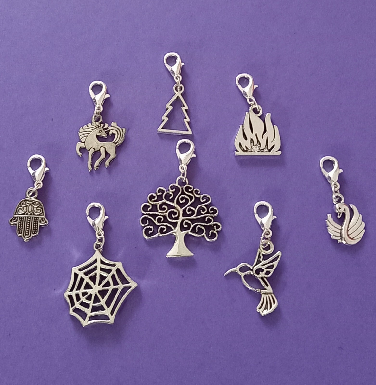 Clip On Dangle Charms for Memory Locket / Bracelet / Keyring *Buy 2 Get 1 Free*