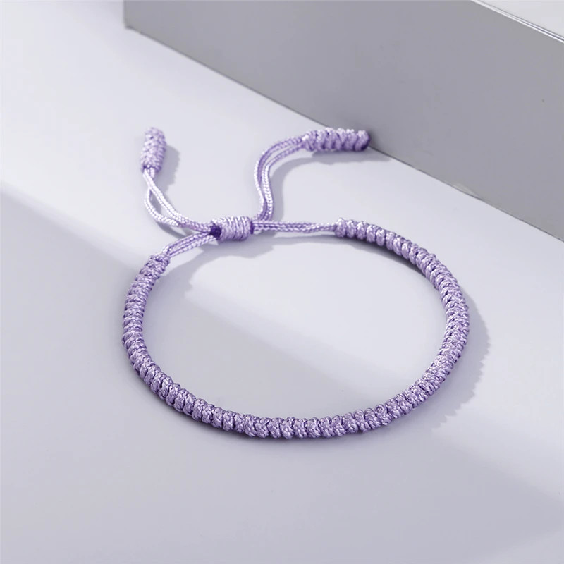 Hot Tibetan Buddhist Braided Bracelet Thread Knots Woven Red Rope Lucky Lover