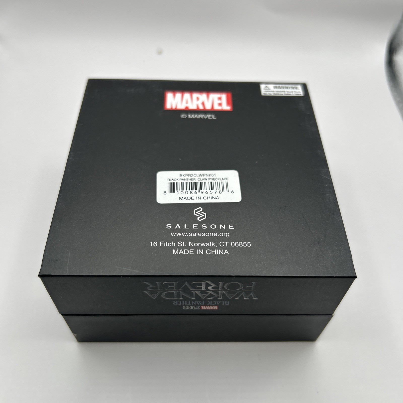 Marvel Black Panther 22″ Claw Pendant Curb Necklace With Box