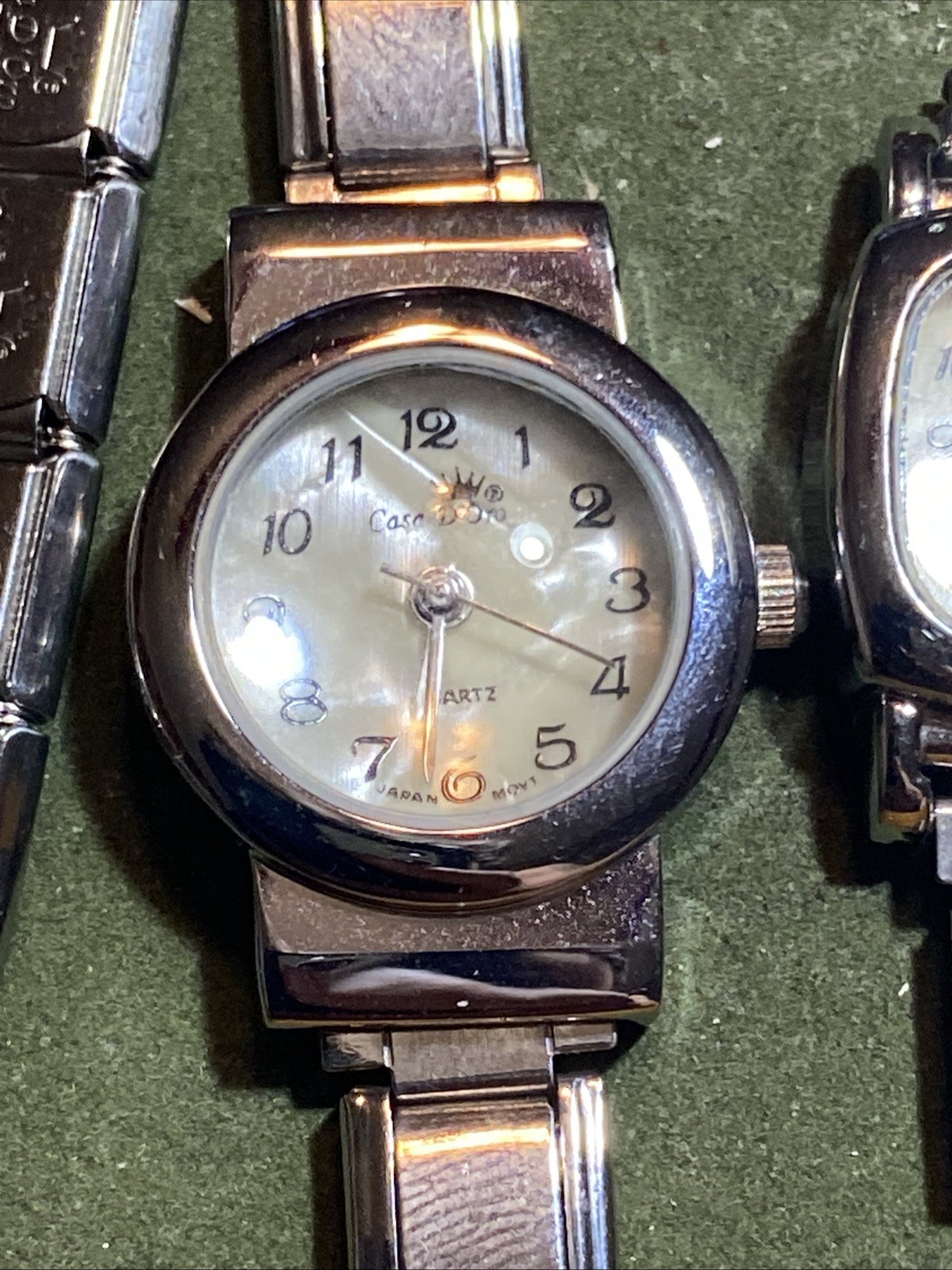 Lot Of 4 Vintage Casa D’oro Watches Stainless Steel Japanese Woman’s