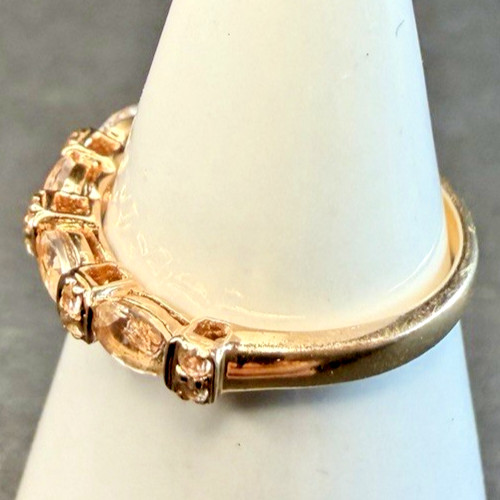 RI Stamped Gold Tone Sterling Silver 925 Ring Size 6