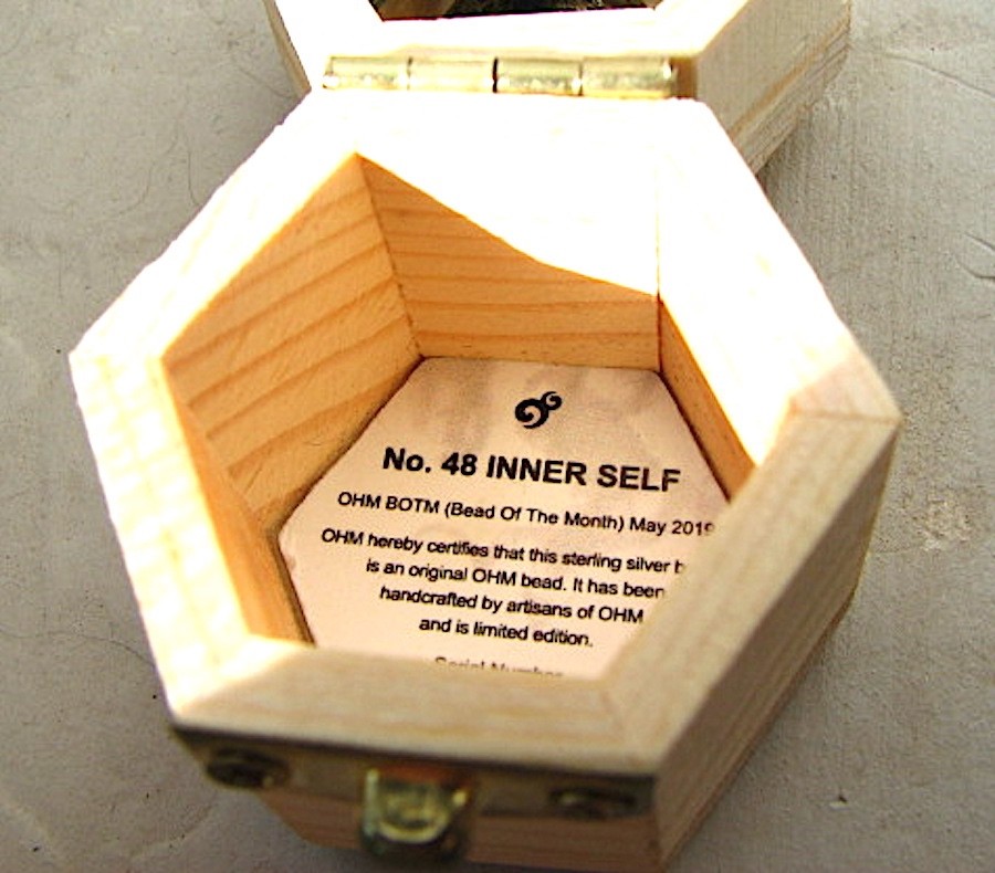 Authentic Ohm Beads Original Inner Self 1.0 No. 48 of 250 Box & Cert.