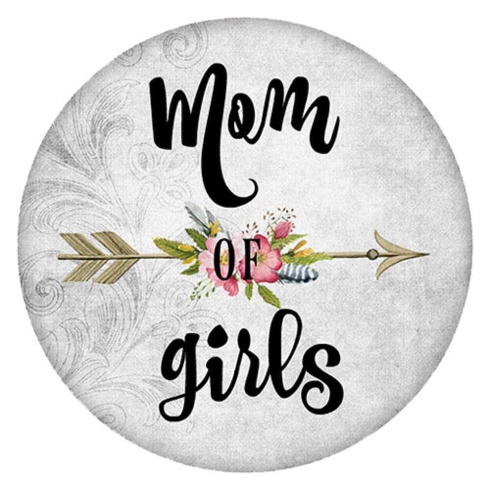 Snap Jewelry Enamel Mom of Girls Arrow 18-20mm Fits Ginger Charms Accessories