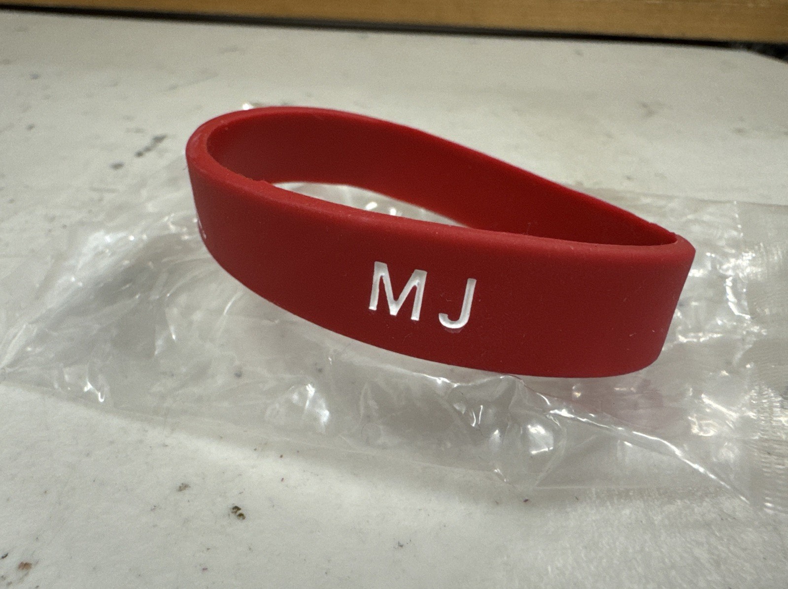 RARE OUT OF PRINT FLIGHT SCHOOL Michael Jordan MJ Silicone Wristband Bracelet