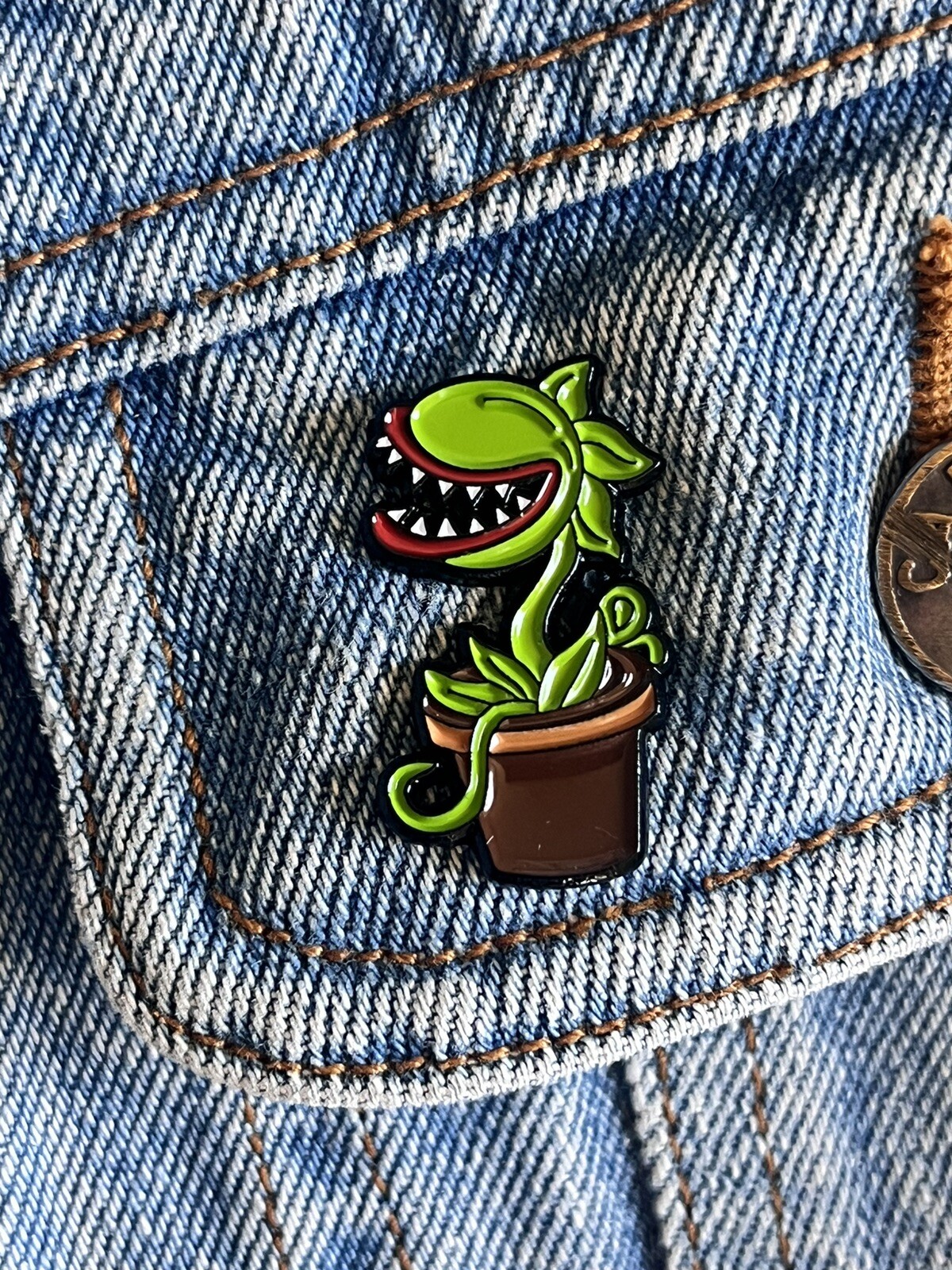 Little Shop Of Horrors Audrey Jr 80s Comedy Horror Venus Flytrap Enamel Pin