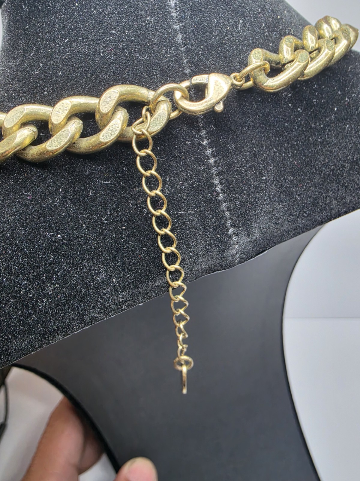 MARK Chunky Faceted Blues Statement Choker Necklace