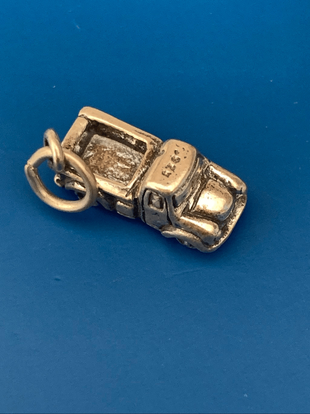 .925 Truck Sterling Silver Jewelry Charm #transportation #truck