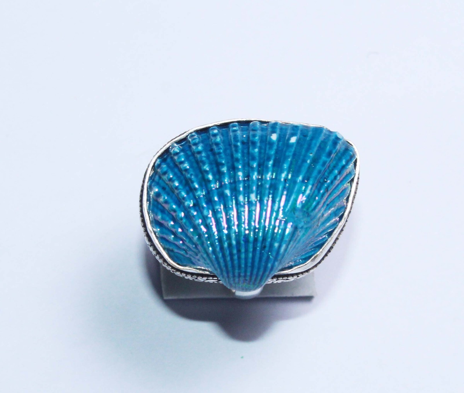 Top Quality Abalone Shell Gemstone Handmade Ring Jewellery Ring Size 8.7 Inches