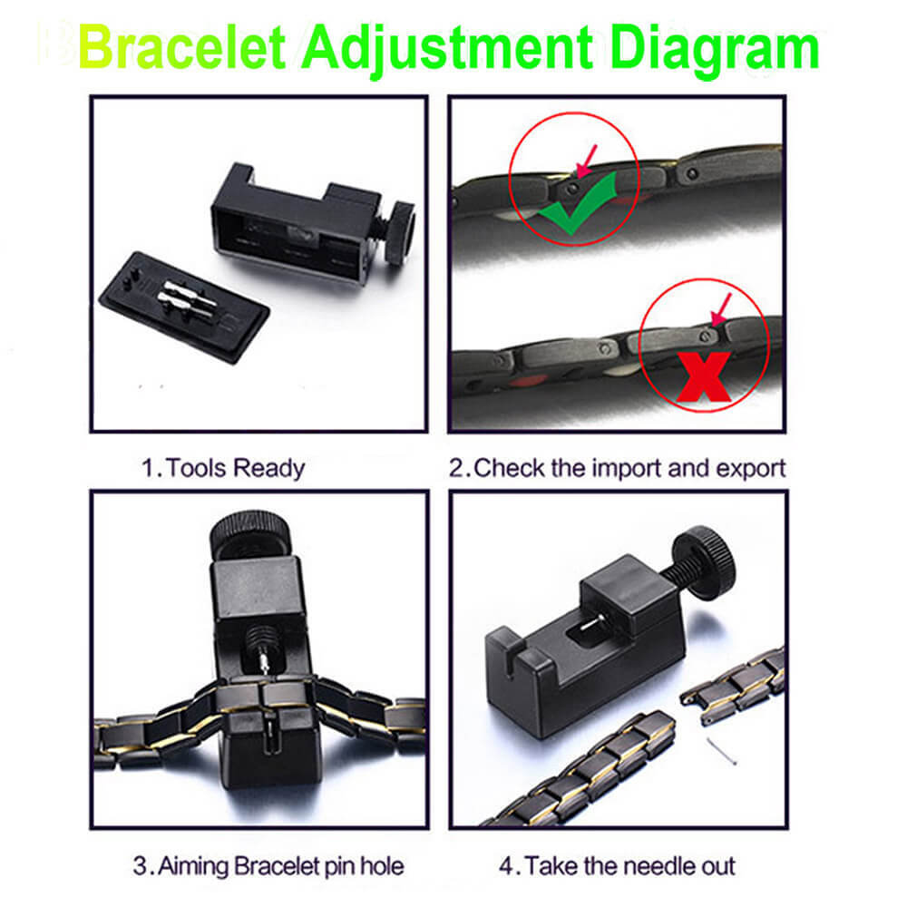 Elegant Magnetic Bracelet Men Arthritis Pain Energy Balance Joy Healthy Gift RX