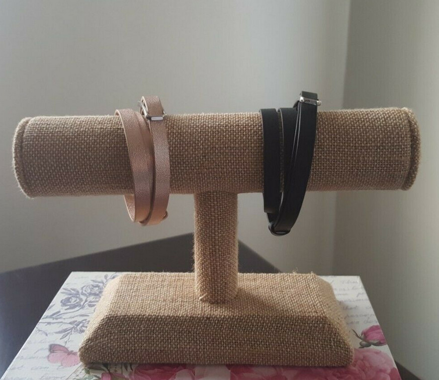 Origami Owl Triple Wrap Bracelet “Your Choice” Black OR Rose Gold Leather