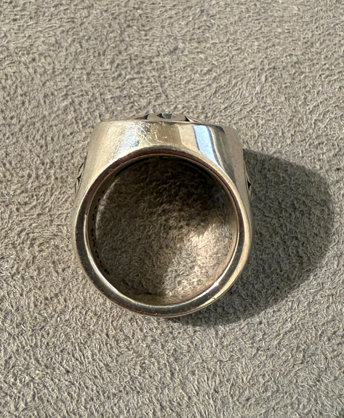 Good Art Hlywd Sterling Silver 925 Club Ring Medium, size 8 MSRP $765