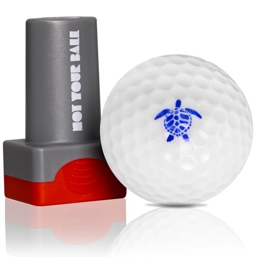 Golf Ball Stamp, Golf Ball Stamper, Reusable Self-Inking Golf Ball SEA TURTLE