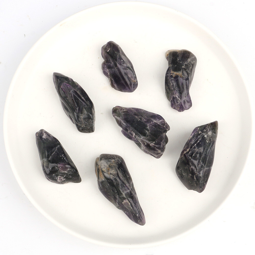50/100g Natural Purple Amethyst Point Quartz Crystal Rock Stone Mineral Specimen
