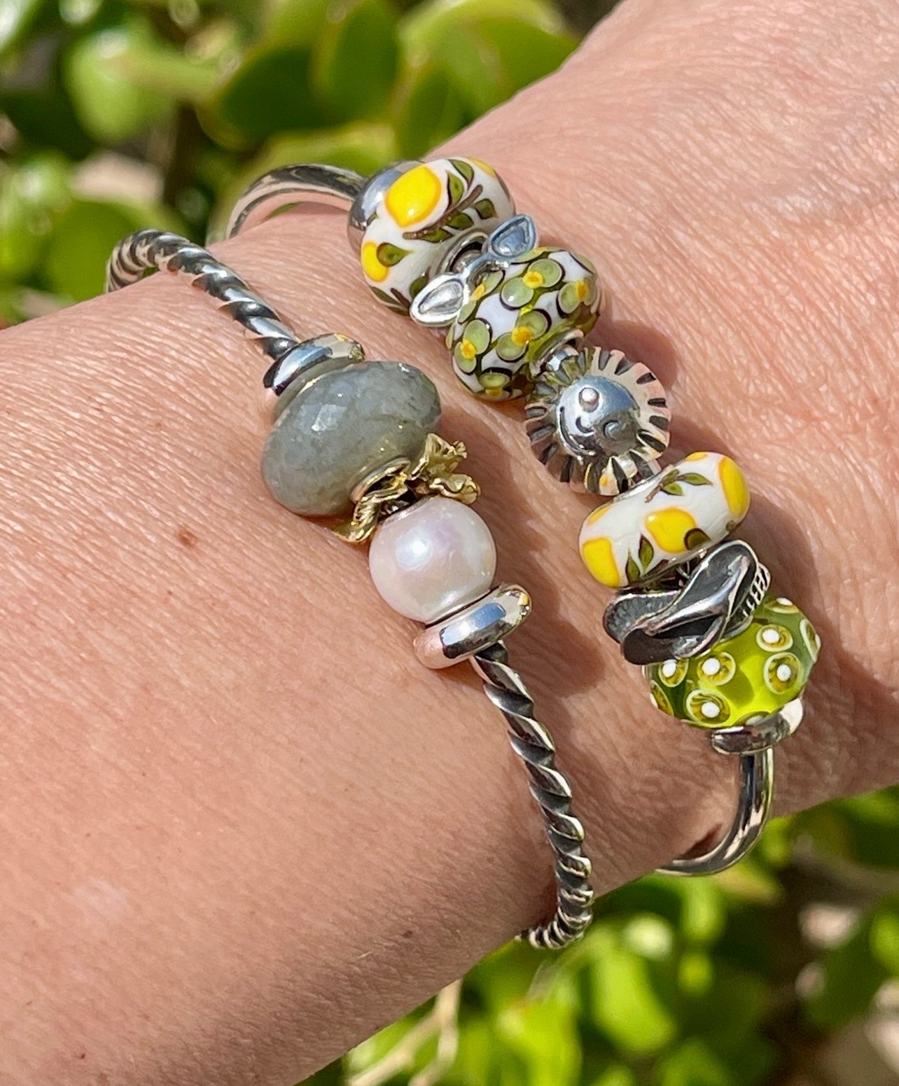 Trollbeads Scent of Lemons Glass Bead ~ Italy Limited Edition 🍋ONE BEAD ONLY