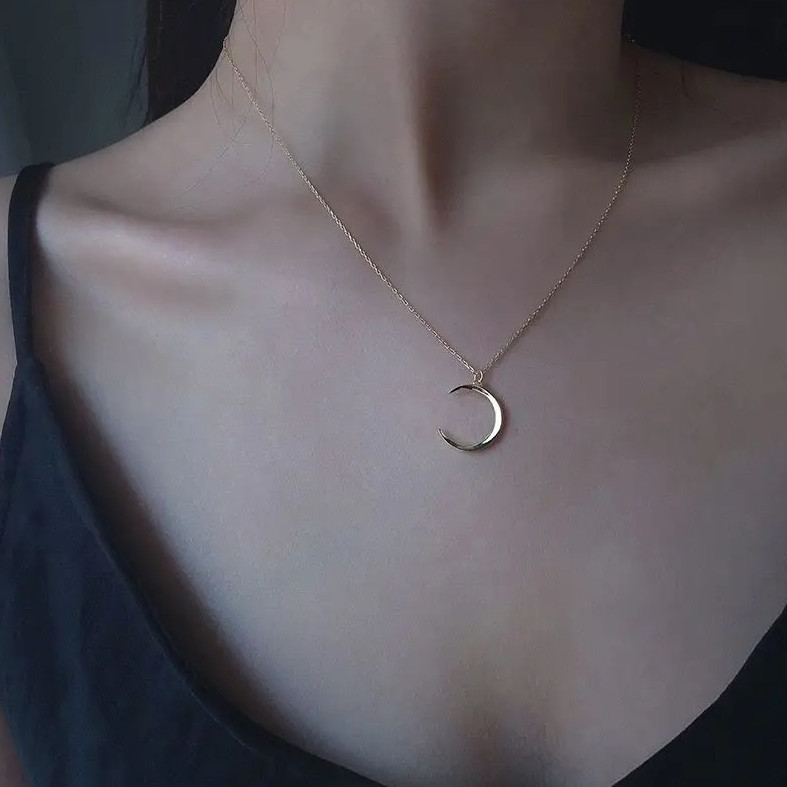 1pc Shiny Butterfly Necklace Double Layer Clavicle Chain Jewelry for Women – NEW