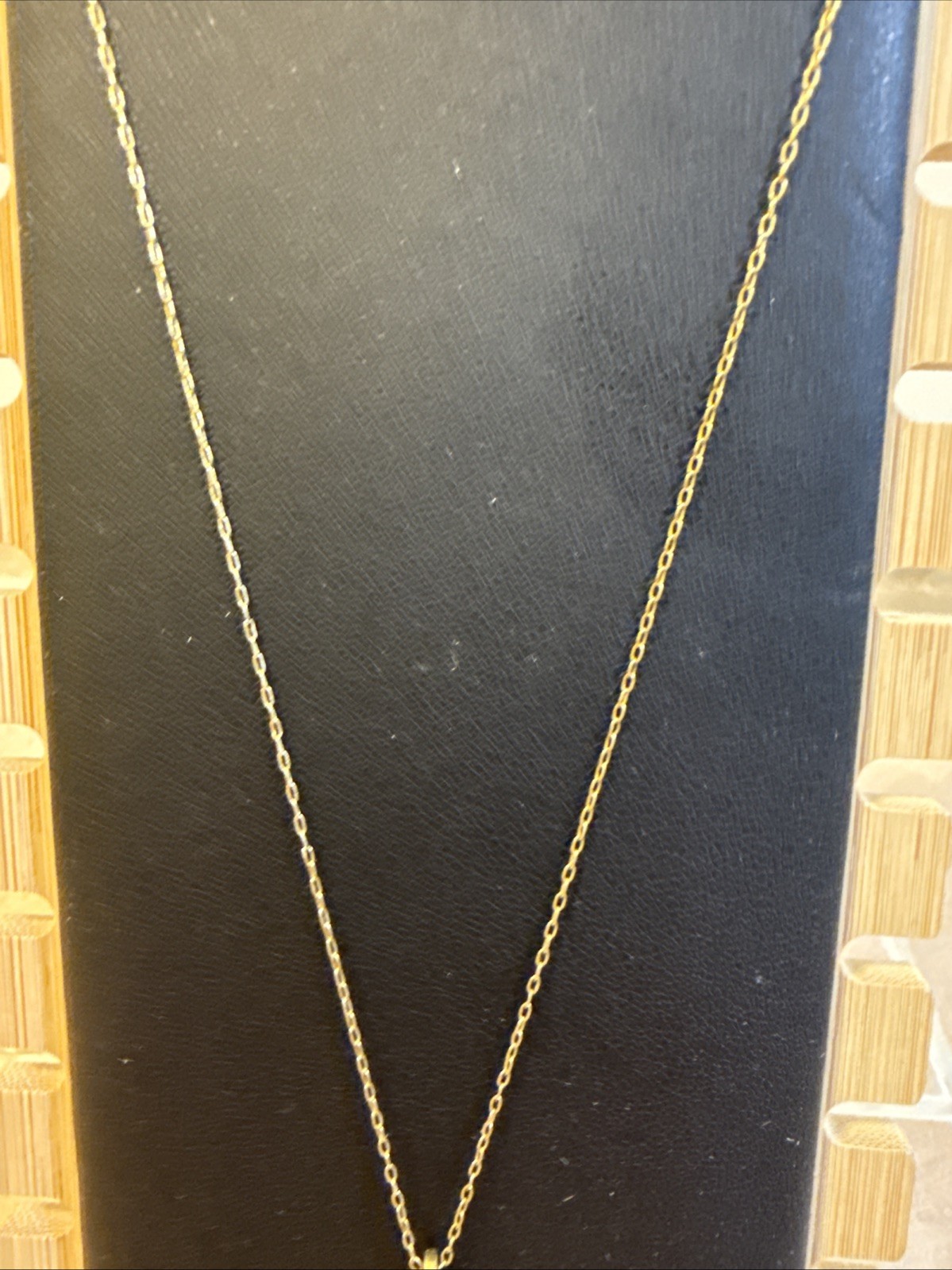 BBCN Solid 925 Sterling Silver Gold Plated Initial (K) Letter Necklace 2.8G