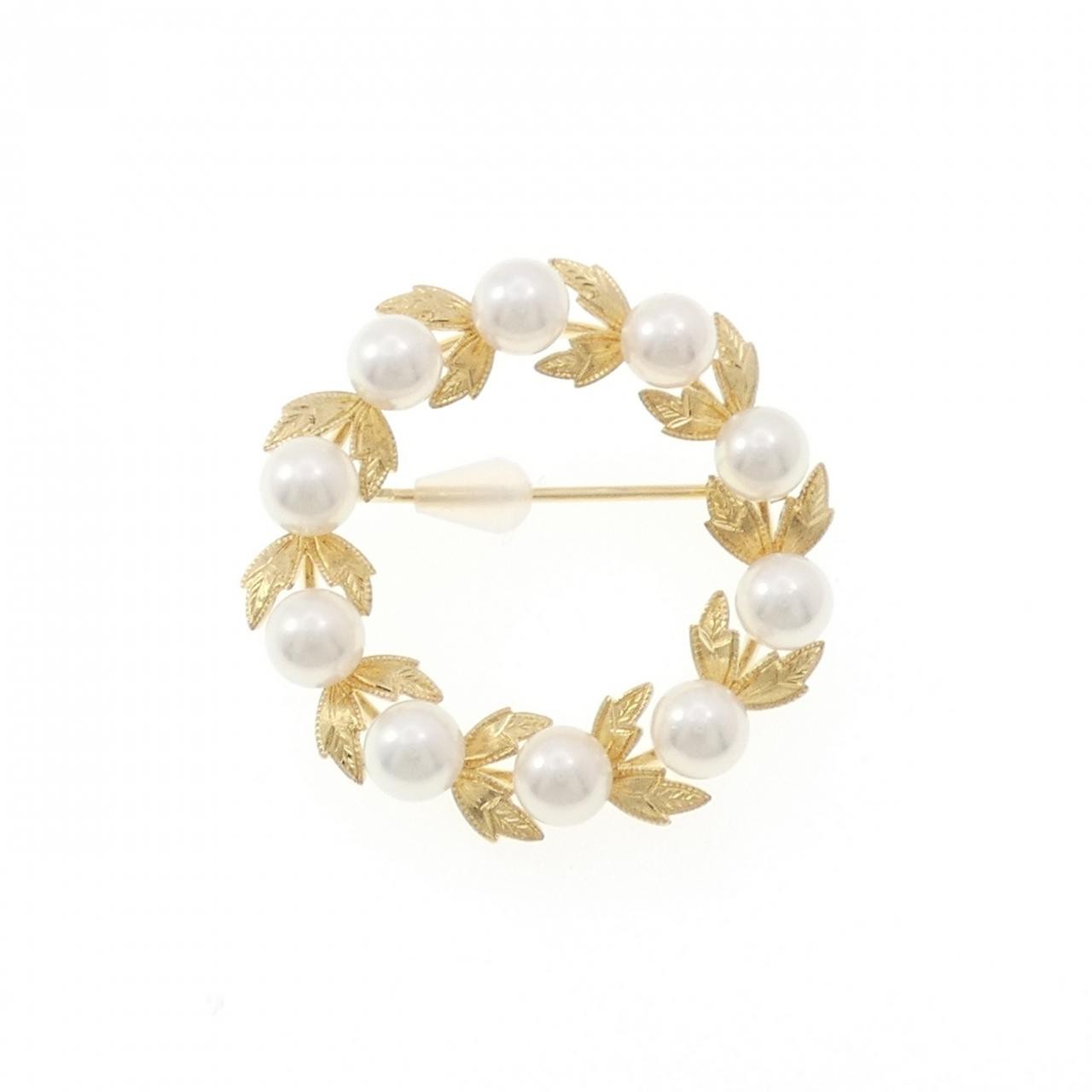 Authentic Mikimoto Akoya Pearl Brooch #260-007-847-6462