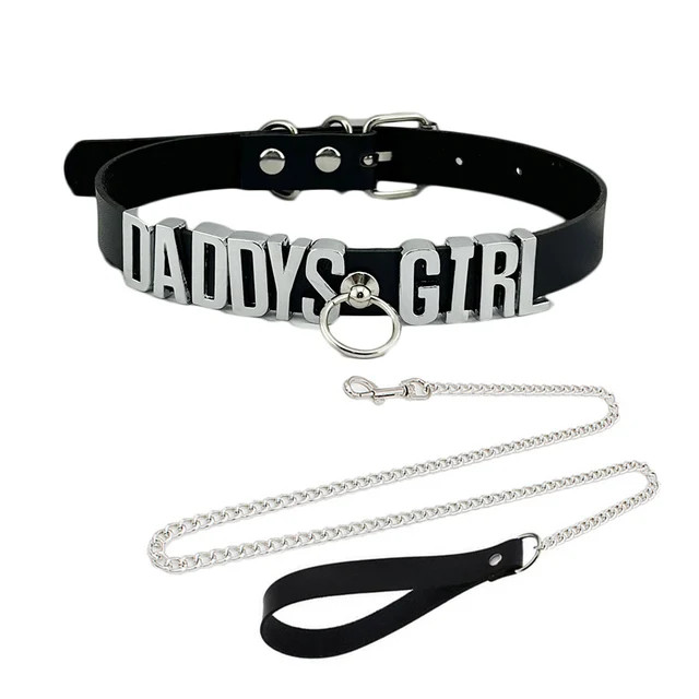 Collar BDSM Gift Pu Leather Custom Choker Necklace Punk DIY Chocker Party N7