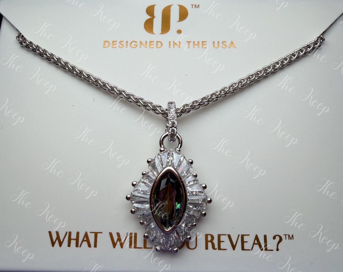 Bomb Party June Necklace – NK33456 Mirrored Beauty – Alexandrite On Rhodium