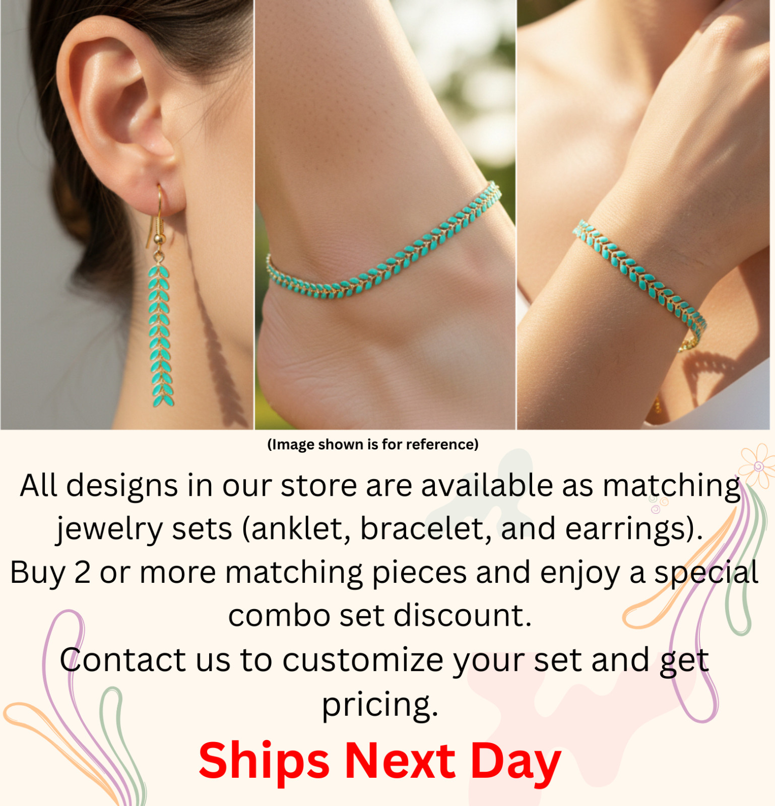 18K Gold Plated Anklet Minimalist Black Onyx Tone Stone Bezel Chain Anklet
