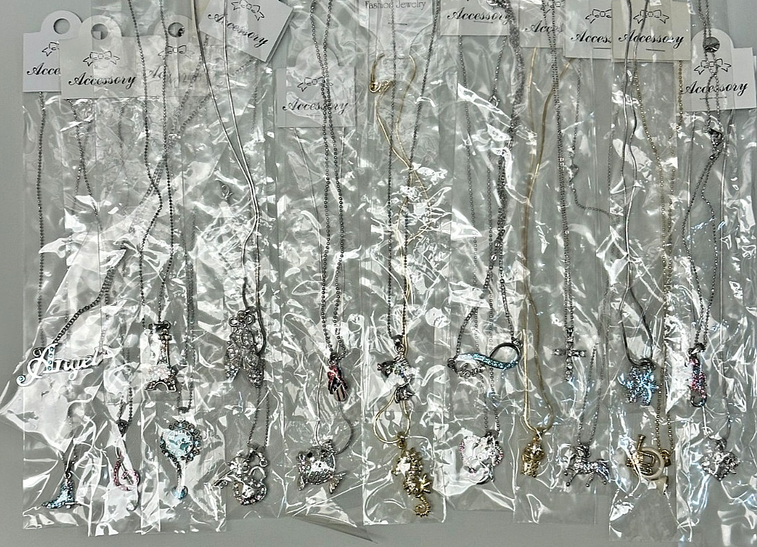 New 20pcs Crystal Charm Pendant Necklaces Jewelry #54 Love Infinity K-Fashion