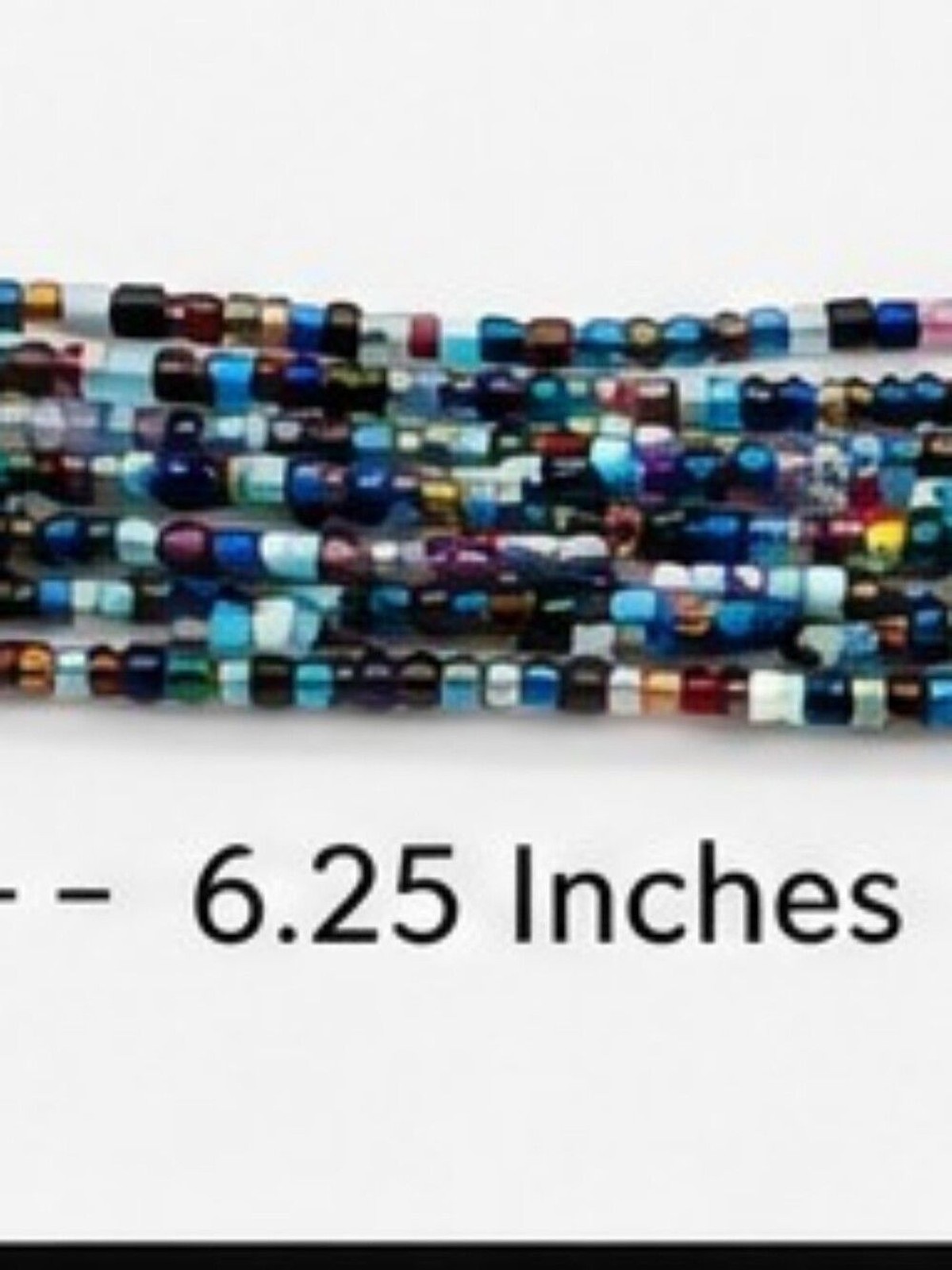 HANDMADE Multi Strand Seed Bead Bracelet Magnetic Clasp Colorful Artisan Glass