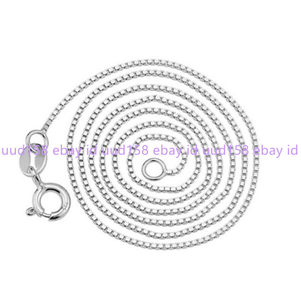 Tahitian SHELL Pearl 8/10/12/14/16mm pendant 925 Silver 18″ Necklace gift