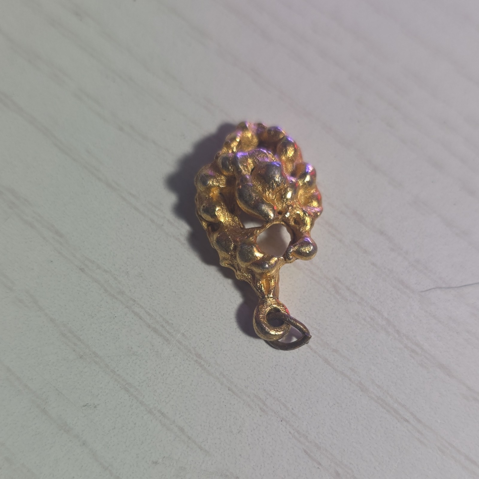 Golden Nugget Necklace Pendant