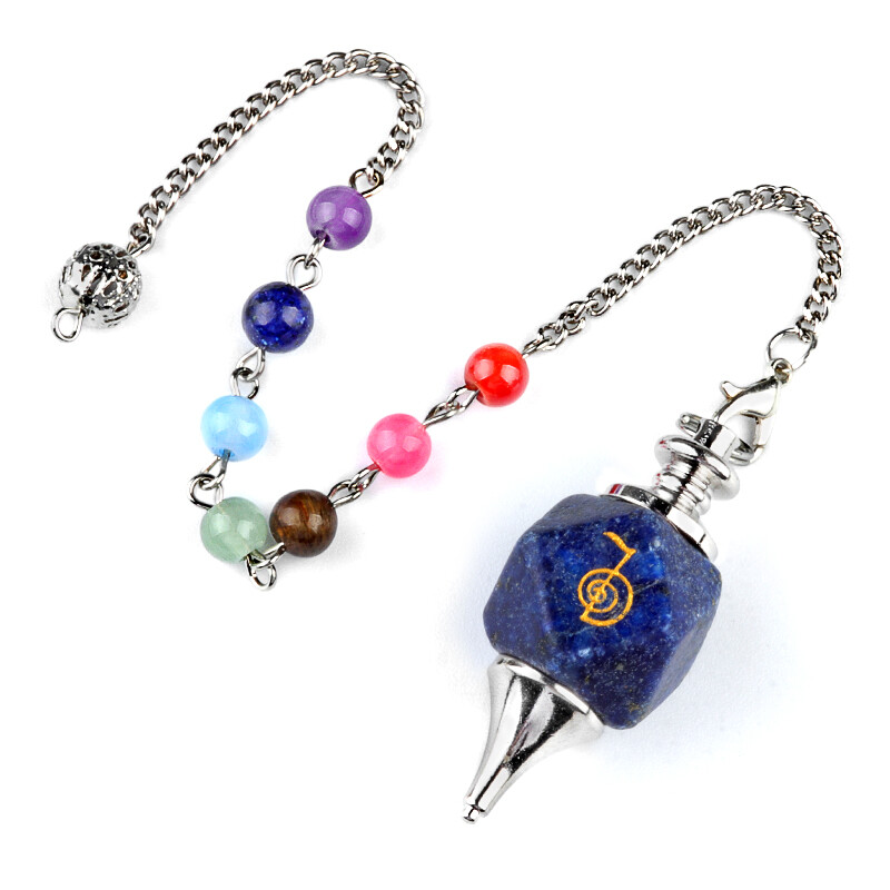 Crystal Pendulums for Dowsing Spiritual Pointed Stone Witchcraft Divination Tool