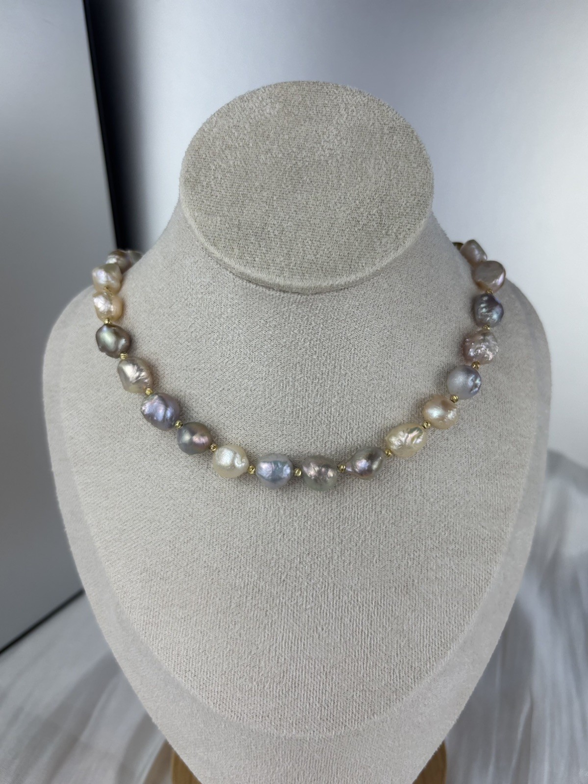 Genuine Freshwater Pearl Necklace Handmade Gift Boxed