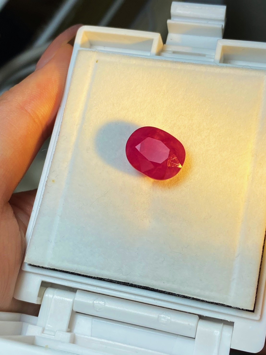 [jerseychou] Natural ruby 13.56 ct, Afghanistan, no heat , AIGS