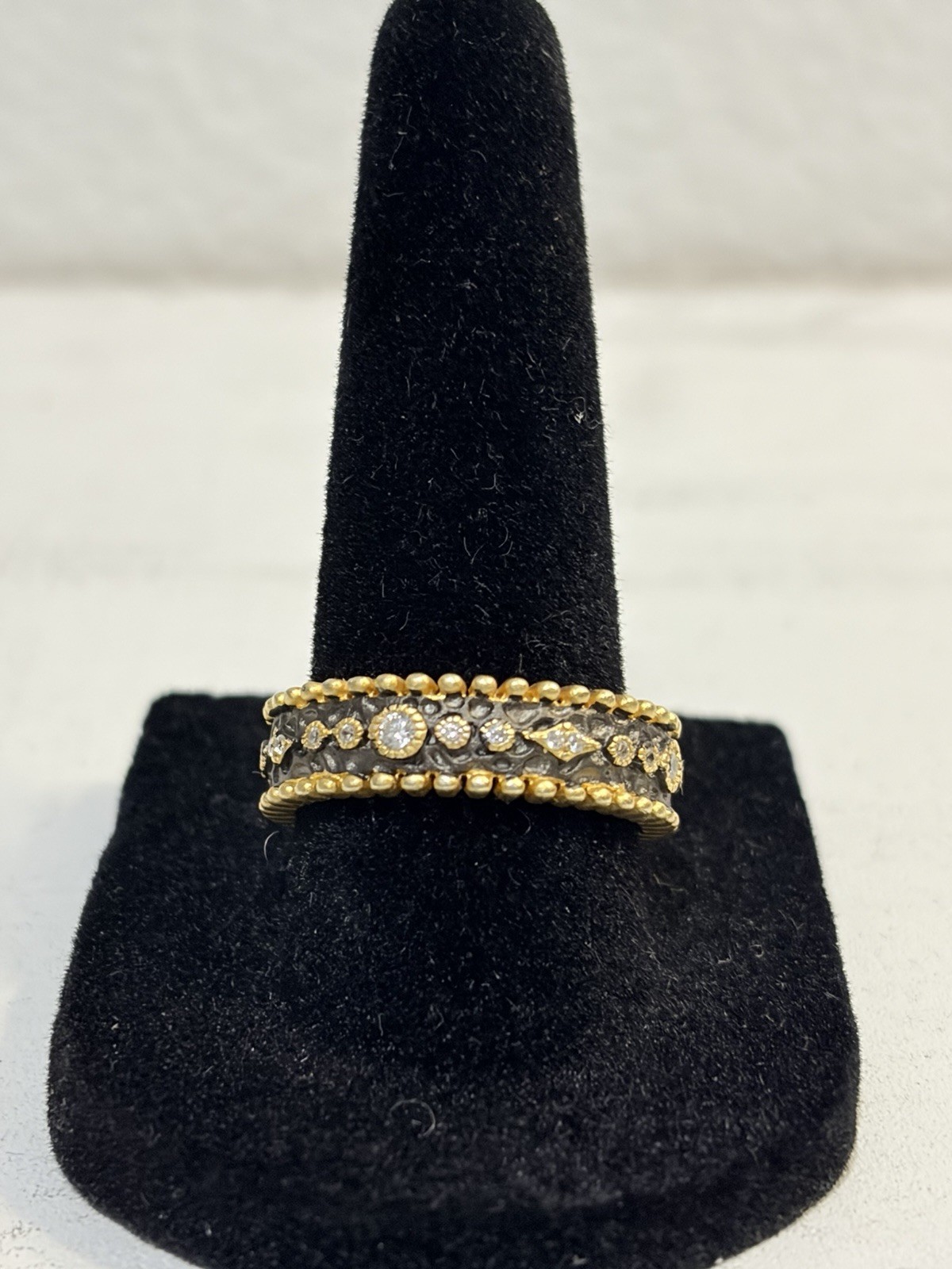 Freida Rothman Ring Sz 8 Sterling Silver 925